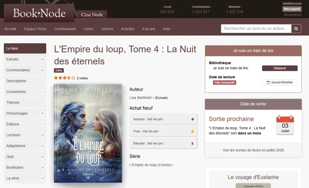 booknode mon application de suivi de lecture préférée